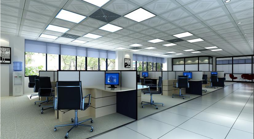 綜合性辦公室設(shè)計(jì)效果圖