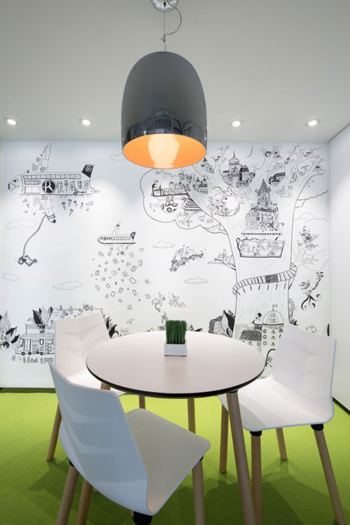 杭州服飾有限公司運營中心休息區域設計