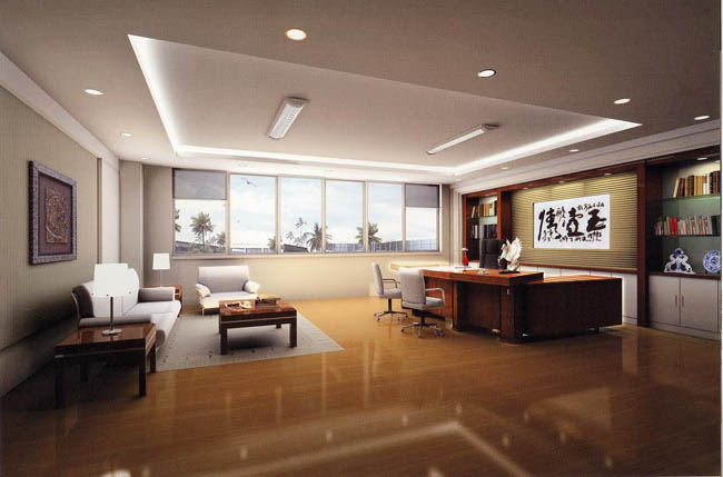 總經理辦公室設計：突出大氣，有文化和穩重