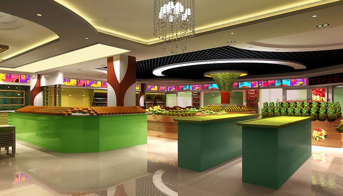 水果超市裝修設計效果圖