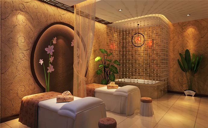 佩蒂美容SPA會所按摩室裝修設(shè)計案例效果圖