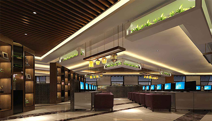 原味休閑風格網(wǎng)咖作戰(zhàn)區(qū)設(shè)計效果圖