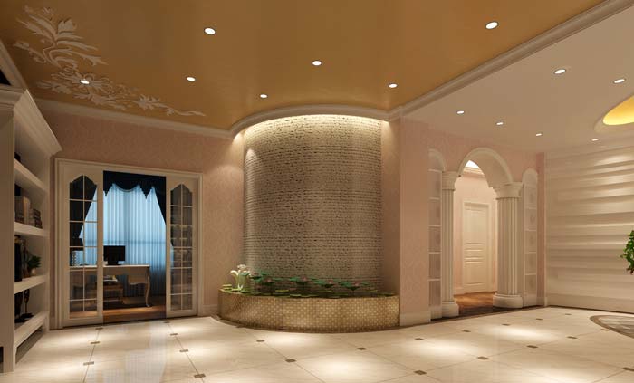 溫馨、浪漫美容院裝修設計案例效果圖