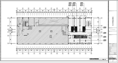杭州精品酒店室內裝飾工程深化設計四層地面鋪裝圖