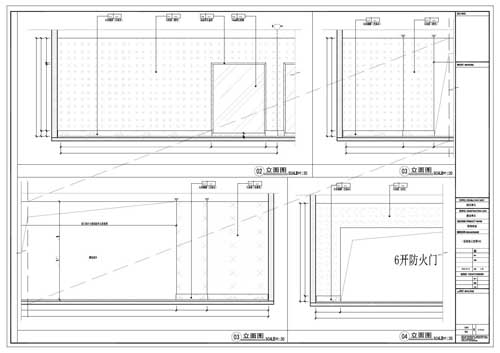 商場(chǎng)深化設(shè)計(jì)施工圖一層立面圖02-04
