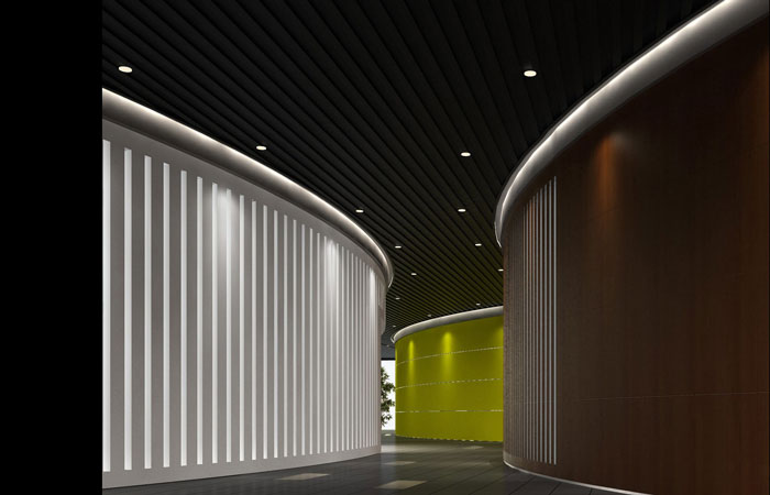 放松身心的健身會所過道裝修設(shè)計案例效果圖