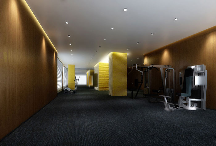 放松身心的健身會所私人助教區(qū)域裝修設(shè)計案例效果圖