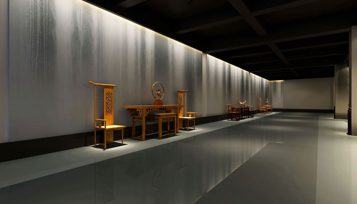 家具文化展館休息區域裝修設計案例效果圖