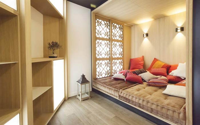 互聯網公司辦公室學習區域裝修設計案例效果圖