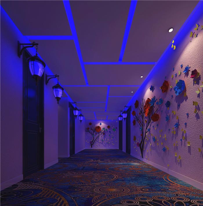 情趣酒店過道裝修設計案例效果圖