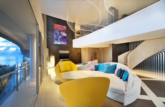 度假村酒店套房客房裝修設計案例效果圖