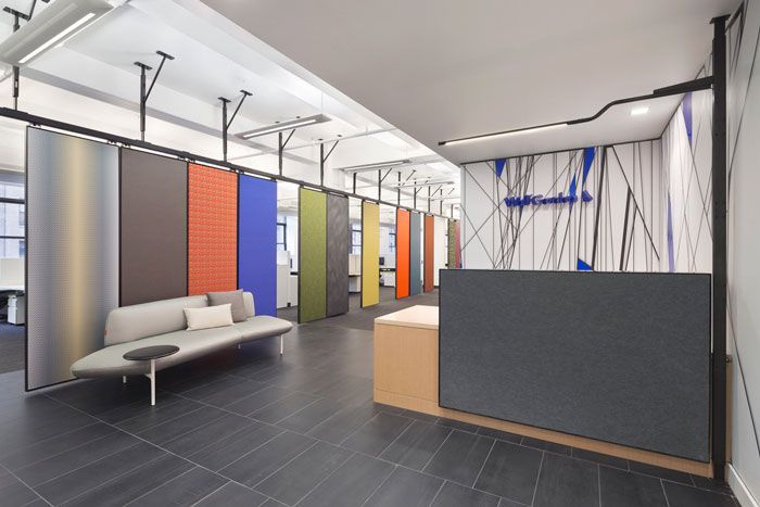 服裝公司辦公室前臺裝修設計案例效果圖