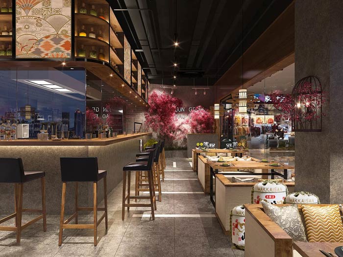 特色小吃店裝修設計效果圖