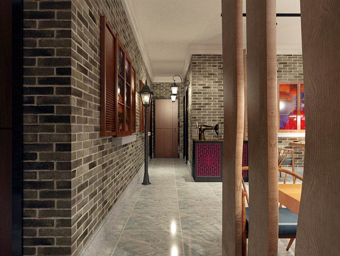 私房菜餐廳餐區裝修設計效果圖