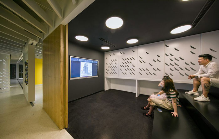 企業總部辦公室咖啡區效果圖