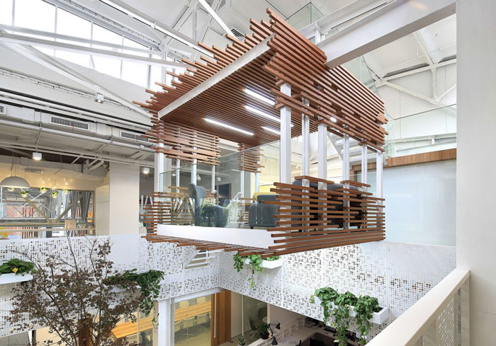 廠房辦公室樹屋設計裝修效果圖