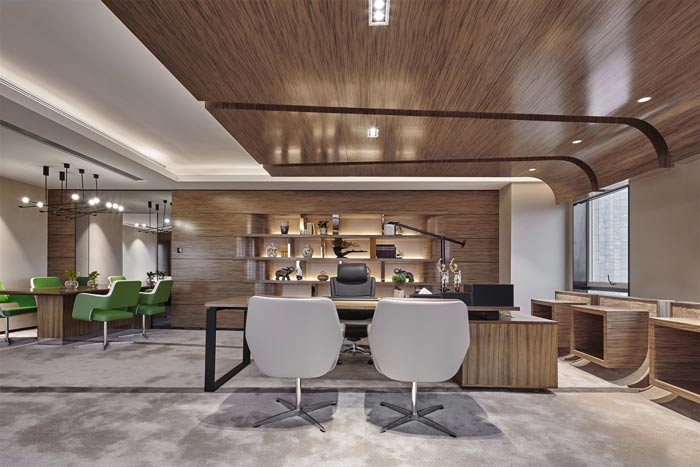 企業老總辦公室裝修效果圖