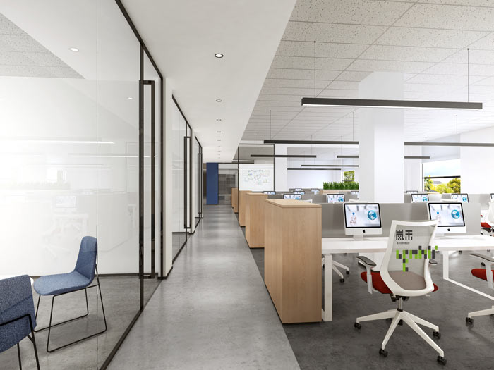 艾森醫藥辦公室開發辦公區裝修設計效果圖