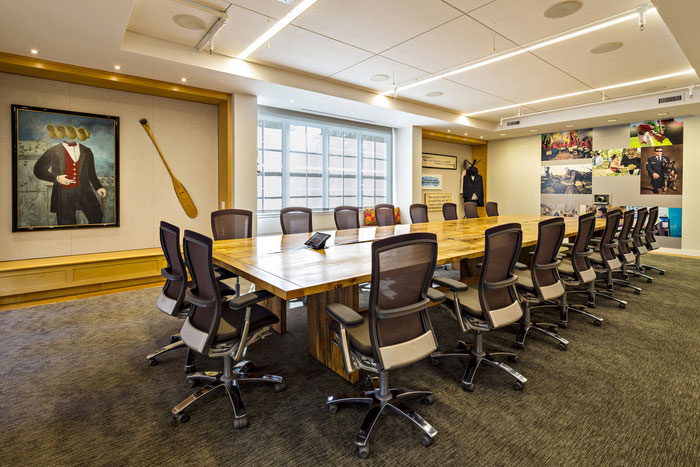 食品貿易公司辦公室會議室裝修設計實景圖