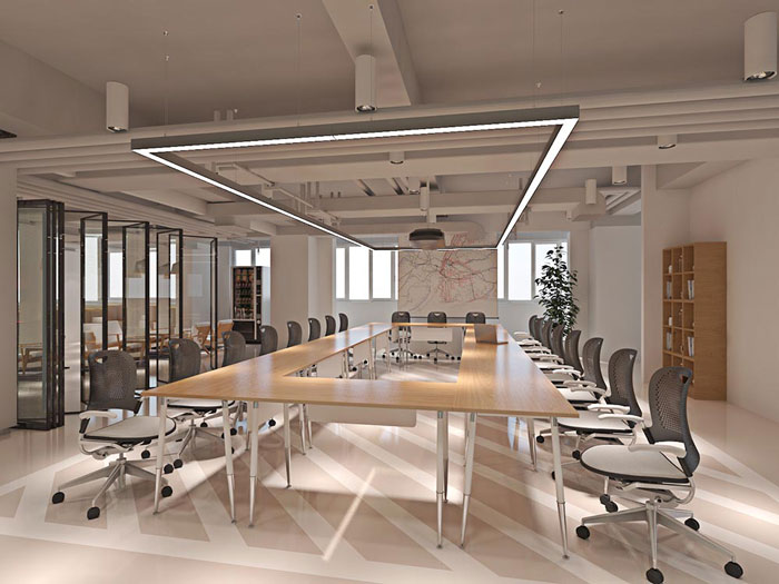 網(wǎng)絡(luò)科技公司辦公室會議室裝修設(shè)計(jì)效果圖