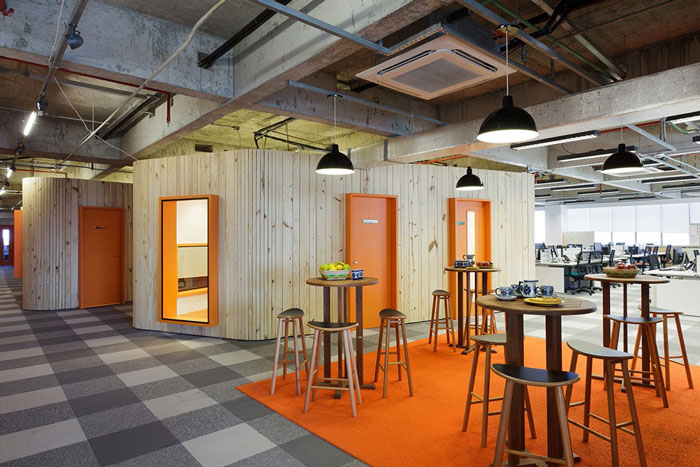 百貨公司辦公室交流區裝修設計效果圖