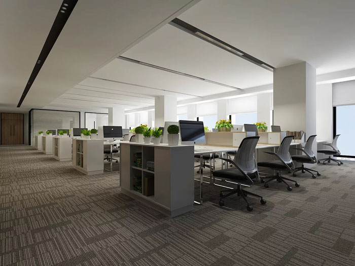 現(xiàn)代風格辦公室辦公區(qū)裝修設計效果圖