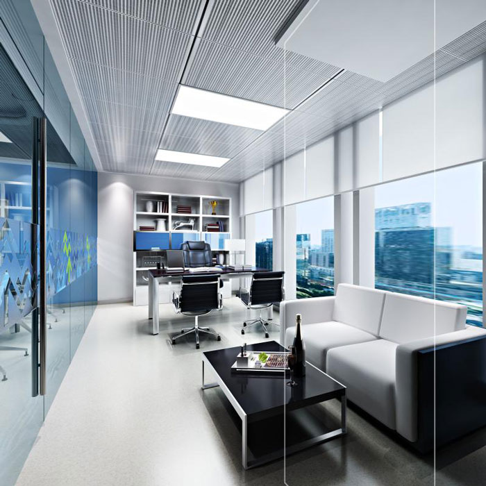 杭州余杭區臨平總經理辦公室裝修設計效果圖