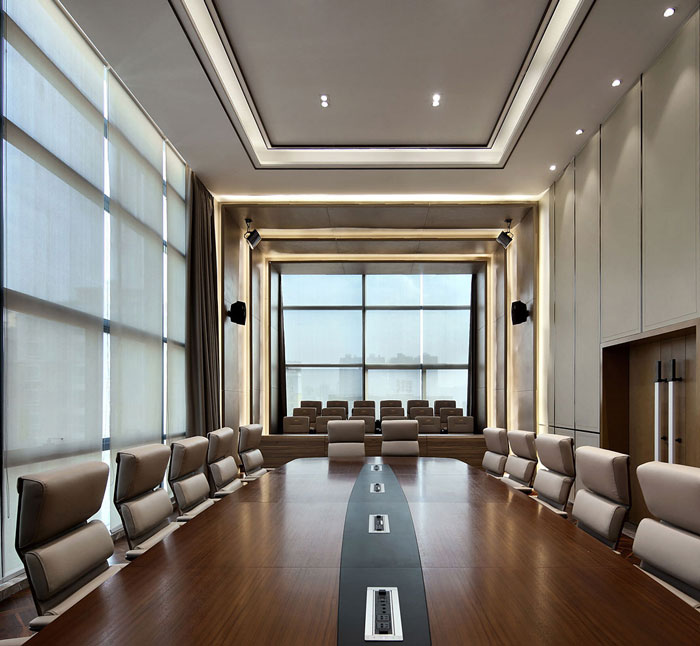 藥業(yè)公司辦公室會議室裝修設計效果圖