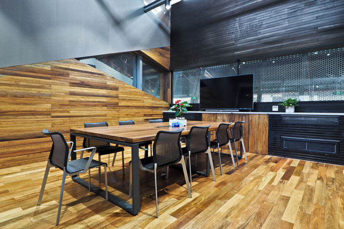 實業投資公司辦公室洽談室裝修設計效果圖