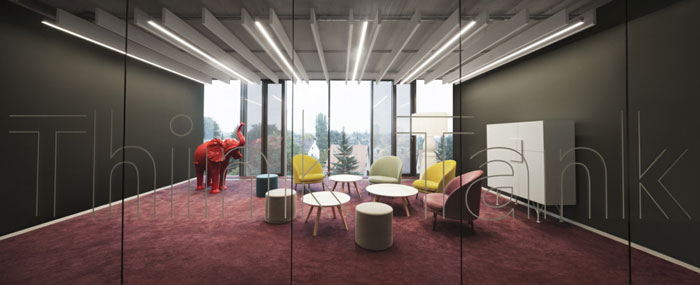 集團辦公樓討論室裝修設(shè)計效果圖