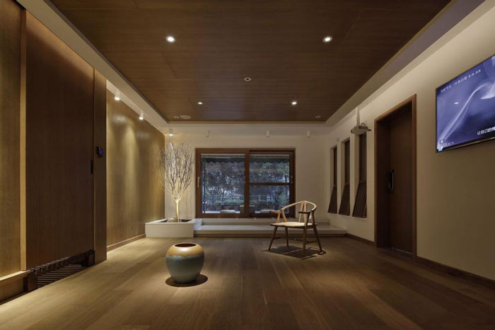 杭州留下辦公室會客廳裝修設計效果圖