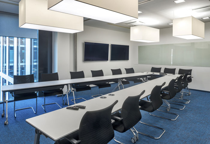 涂料公司辦公室會議室裝修設計效果圖