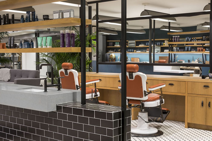 4000平方辦公室理發(fā)室裝修設計效果圖