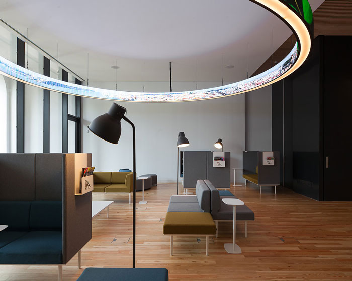 舊倉庫辦公室交流區(qū)改造裝修設(shè)計(jì)效果圖