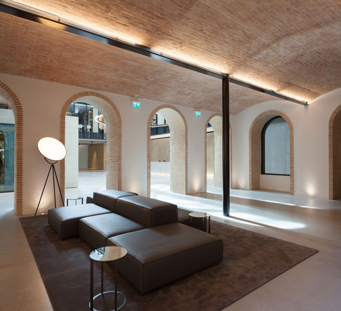 舊倉庫辦公室休息區(qū)改造裝修設(shè)計(jì)效果圖