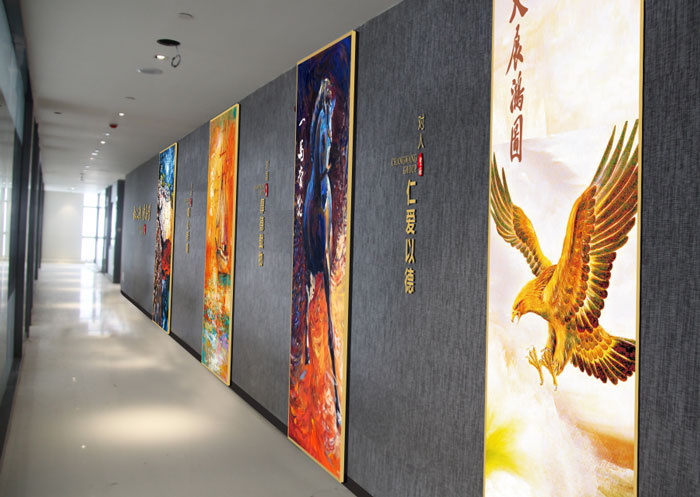 杭州富陽辦公室過道裝修設(shè)計效果圖