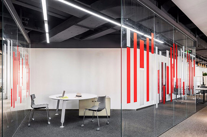 園區辦公室接待室裝修設計效果圖