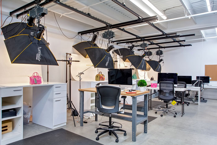 手袋公司辦公室設計區裝修設計效果圖