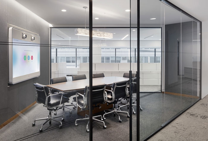 極簡風格辦公室會議室裝修設計效果圖