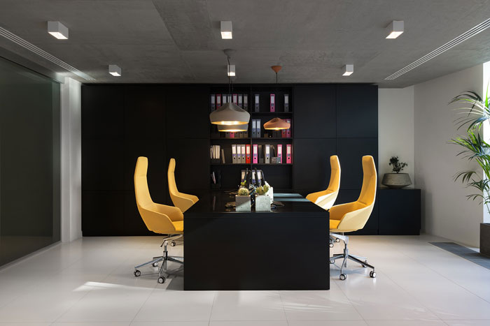 現代經理辦公室裝修設計效果圖