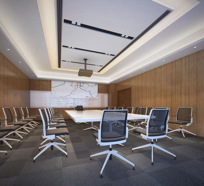 現(xiàn)代風(fēng)格辦公室會(huì)議室裝修設(shè)計(jì)效果圖
