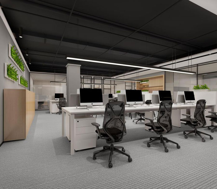杭州辦公室辦公區裝修設計效果圖