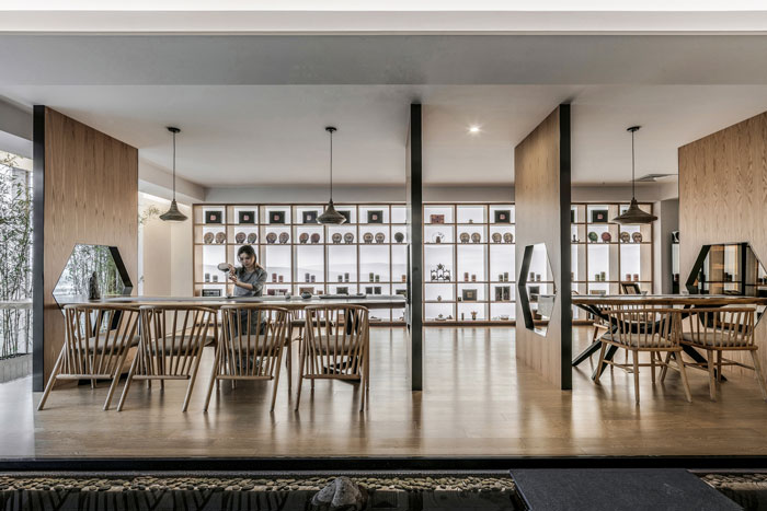 禪意辦公會所休息區裝修效果圖