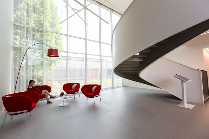 廠房辦公室接待區裝修設計效果圖