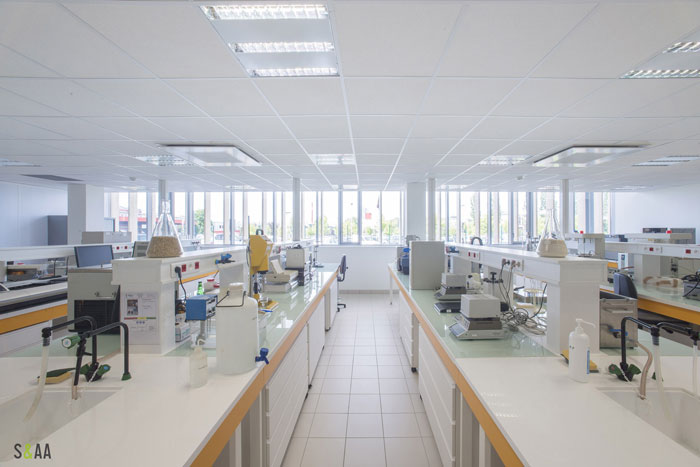 廠房研發中心辦公室研發區裝修設計效果圖