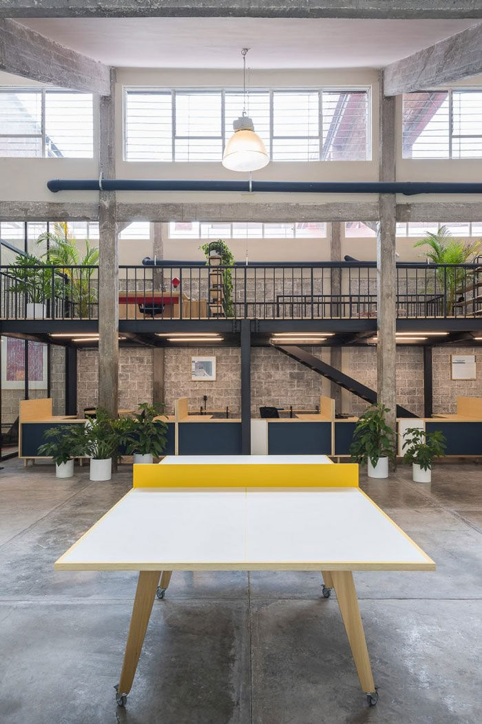 工廠辦公室休閑區改造裝修設計效果圖