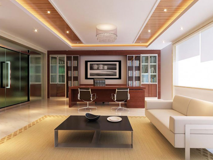 廠房總經理辦公室裝修設計效果圖