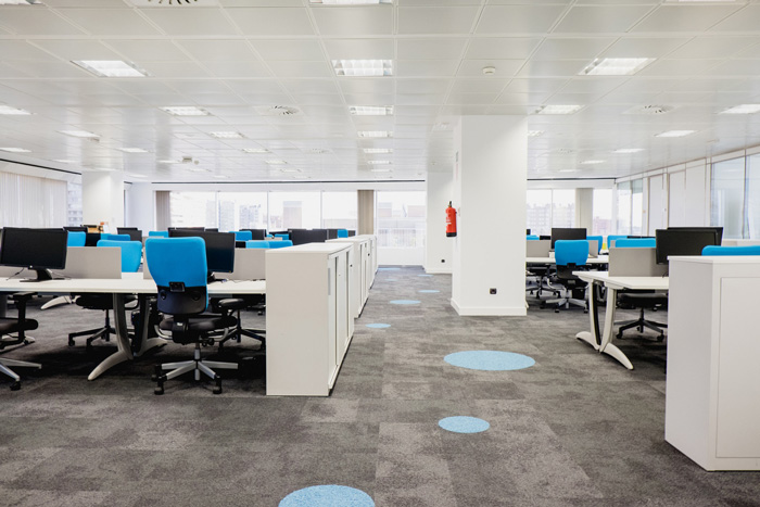 食品公司辦公室辦公區裝修設計效果圖