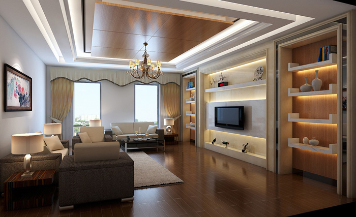 證券公司總經理辦公室裝修設計效果圖