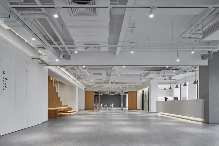 科技辦公樓多功能展廳裝修設計效果圖